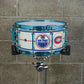 D.W. 6.5X14 VLT "Hockey Night In Canada" Maple Snare Drum with Neil Peart Tour used Sticks and Signed Head in Shadow Box