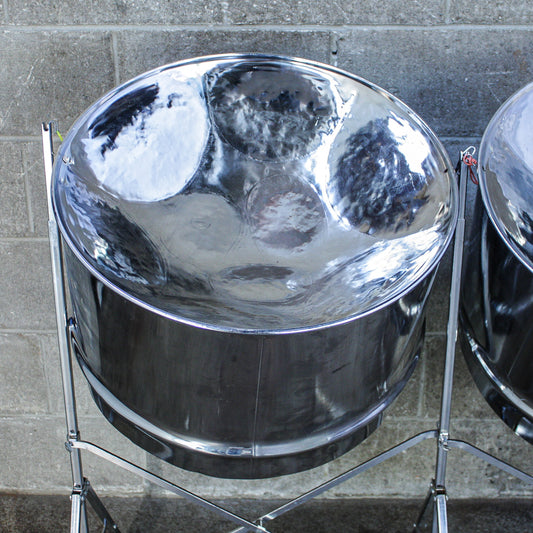 Double Guitar Steel Pans Chromed