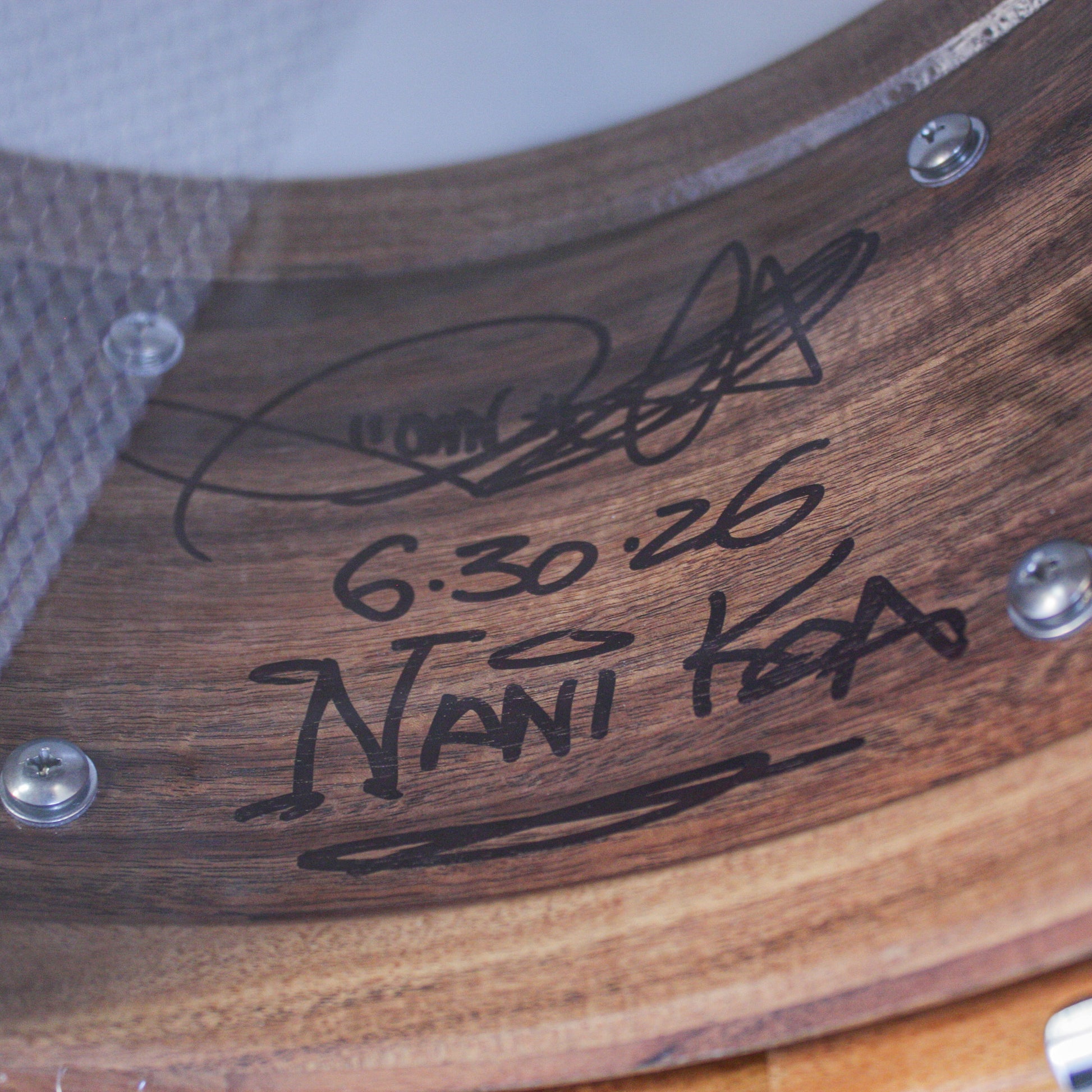 Dunnett Classic 7"x14" StereoPly Acacia Wood Hoop Snare "Nani Koa"
