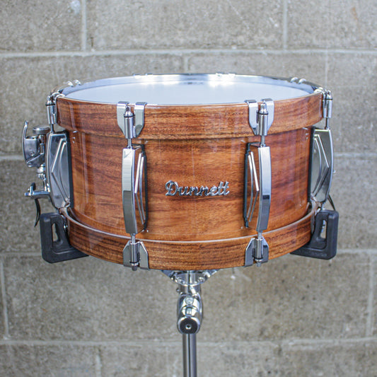 Dunnett Classic 7"x14" StereoPly Acacia Wood Hoop Snare "Nani Koa"