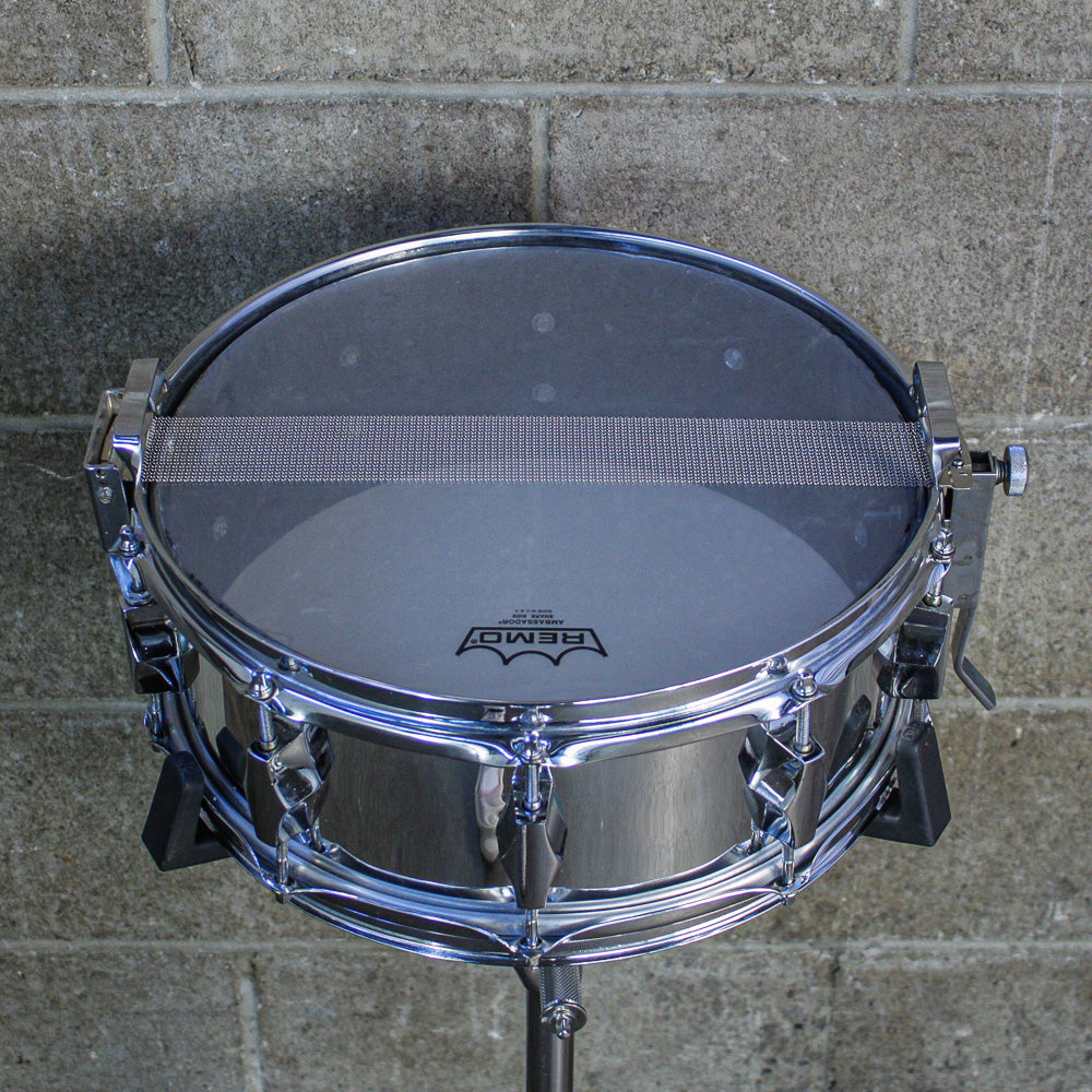 Fibes 1970s SFT-690 Snare Drum – Chrome-Over-Fiberglass – Buddy Rich Era