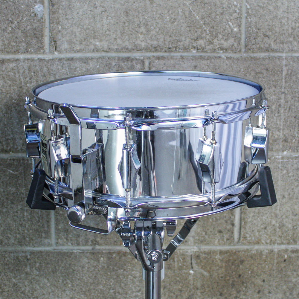 Fibes 1970s SFT-690 Snare Drum – Chrome-Over-Fiberglass – Buddy Rich Era