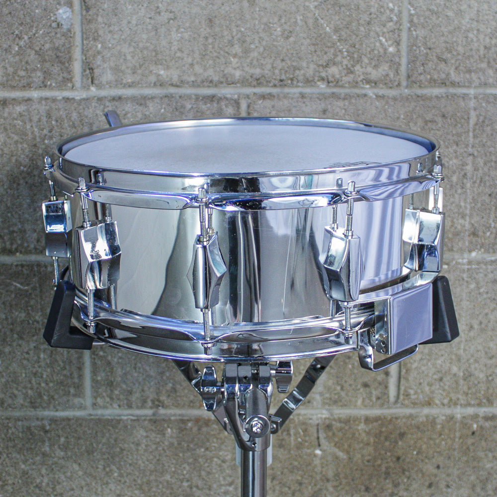 Fibes 1970s SFT-690 Snare Drum – Chrome-Over-Fiberglass – Buddy Rich Era
