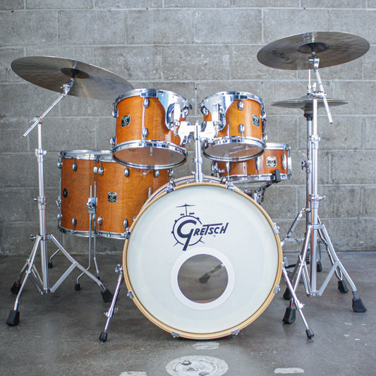 Grestch Catalina Maple Amber Gloss 6-Piece Drum Kit (22/16/14/12/10/SD)