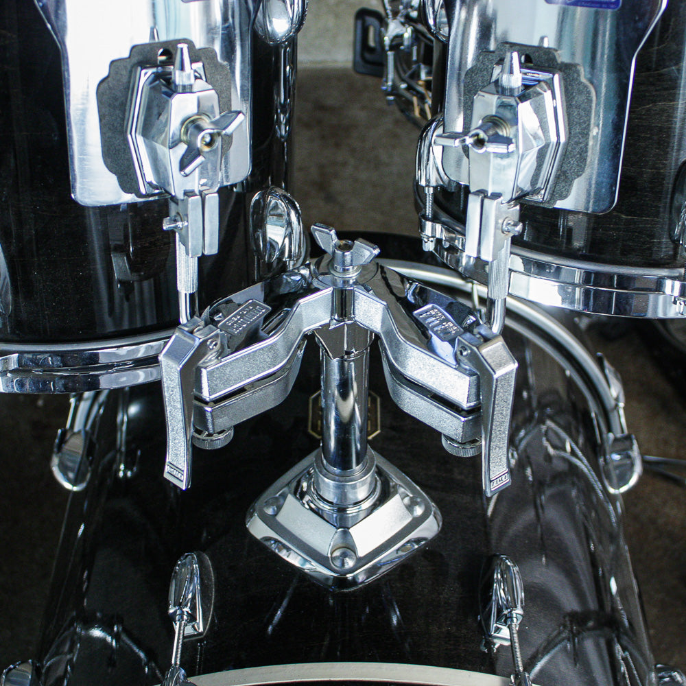 Gretsch 1980s USA Custom Ebony Stain Square Badge Drum Kit (10/12/13/14/16/20)