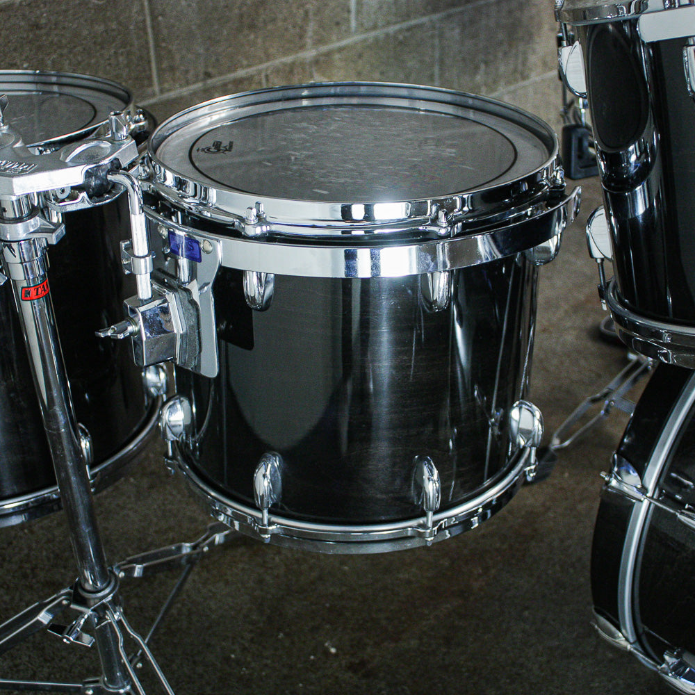 Gretsch 1980s USA Custom Ebony Stain Square Badge Drum Kit (10/12/13/14/16/20)