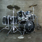 Gretsch 1980s USA Custom Ebony Stain Square Badge Drum Kit (10/12/13/14/16/20)