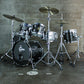 Gretsch 1980s USA Custom Ebony Stain Square Badge Drum Kit (10/12/13/14/16/20)
