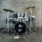 Gretsch 1980s USA Custom Ebony Stain Square Badge Drum Kit (10/12/13/14/16/20)