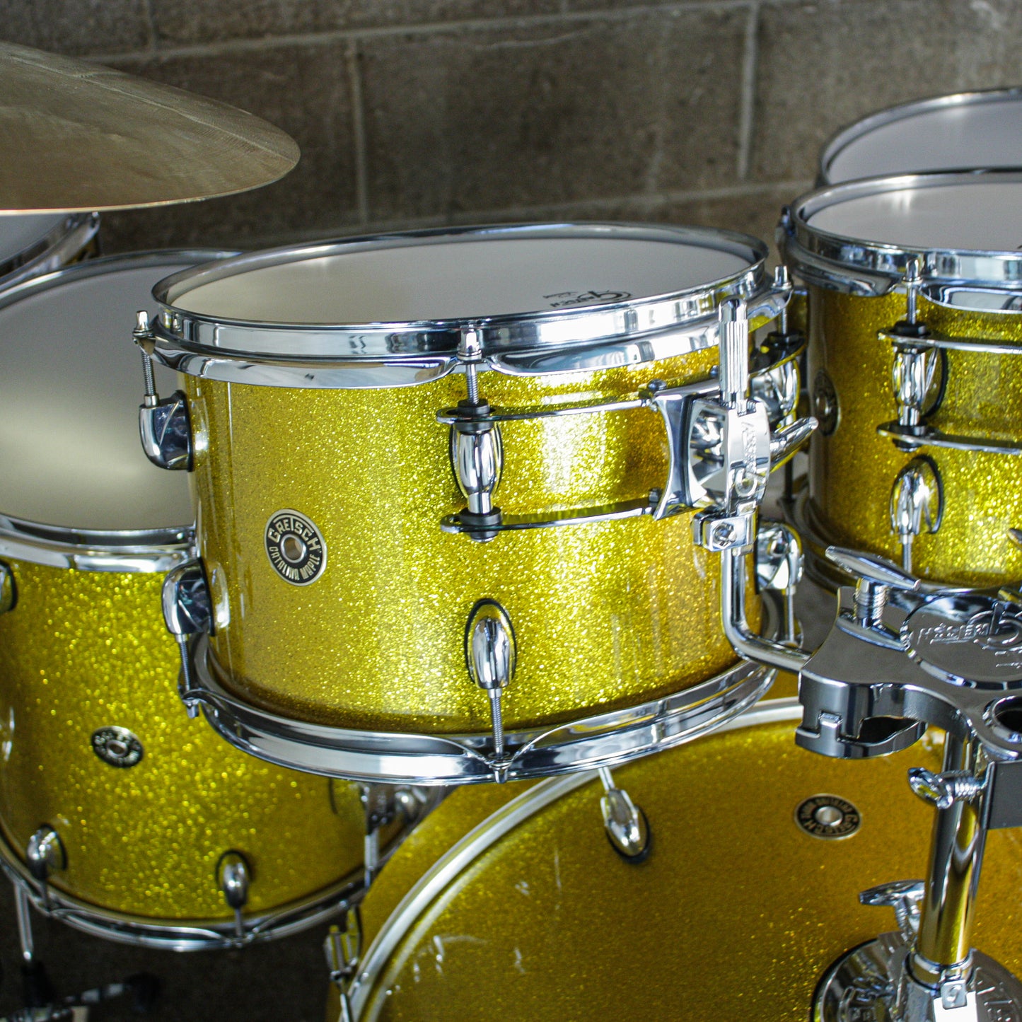 Gretsch Catalina Maple 7-Piece Shell Pack (22,8,10,12,14,16,SD) - Lemon Sparkle