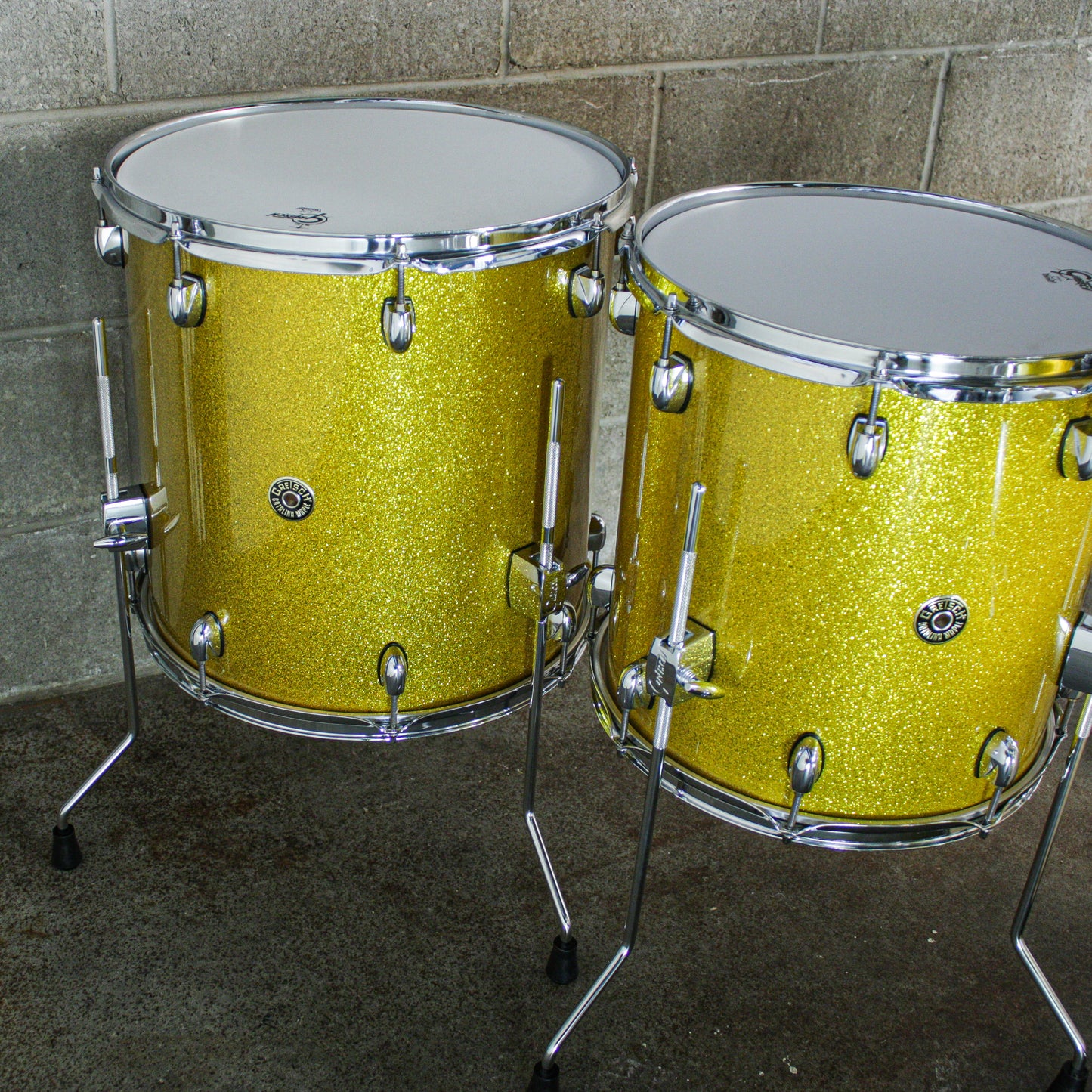 Gretsch Catalina Maple 7-Piece Shell Pack (22,8,10,12,14,16,SD) - Lemon Sparkle