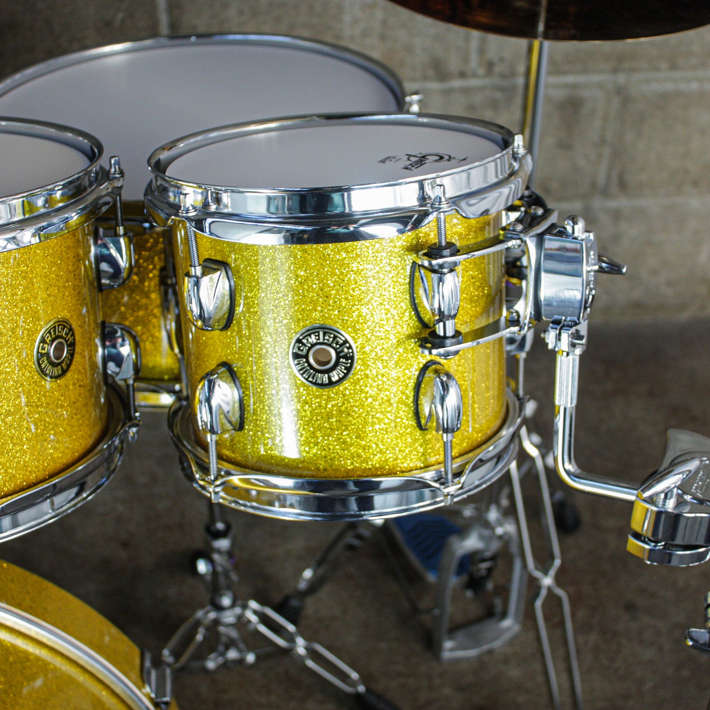 Gretsch Catalina Maple 7-Piece Shell Pack (22,8,10,12,14,16,SD) - Lemon Sparkle