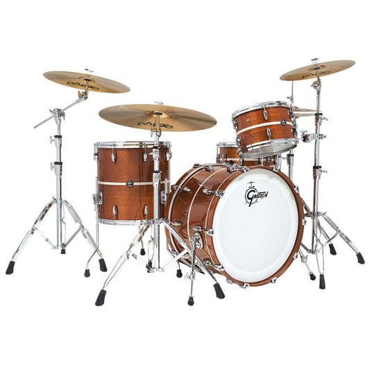 Gretsch Renown LTD 4-piece Shell Pack, Mahogany with Pearl Inlay