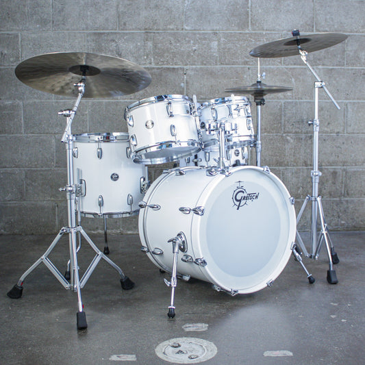 Gretsch Renown Piano White 5-Piece Kit (20/14/12/10/SD)