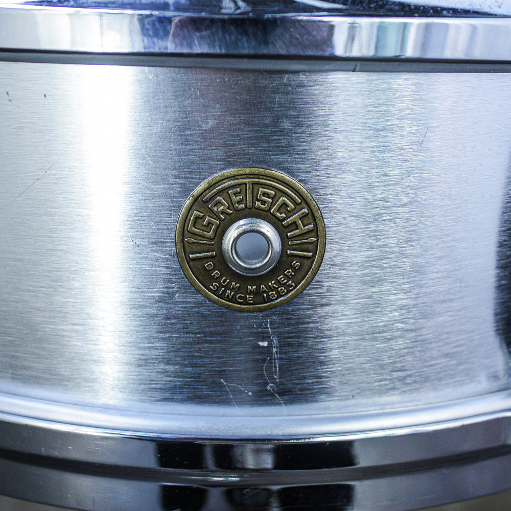 Gretsch Round Badge Brushed Aluminum 5" x 14" Snare Drum