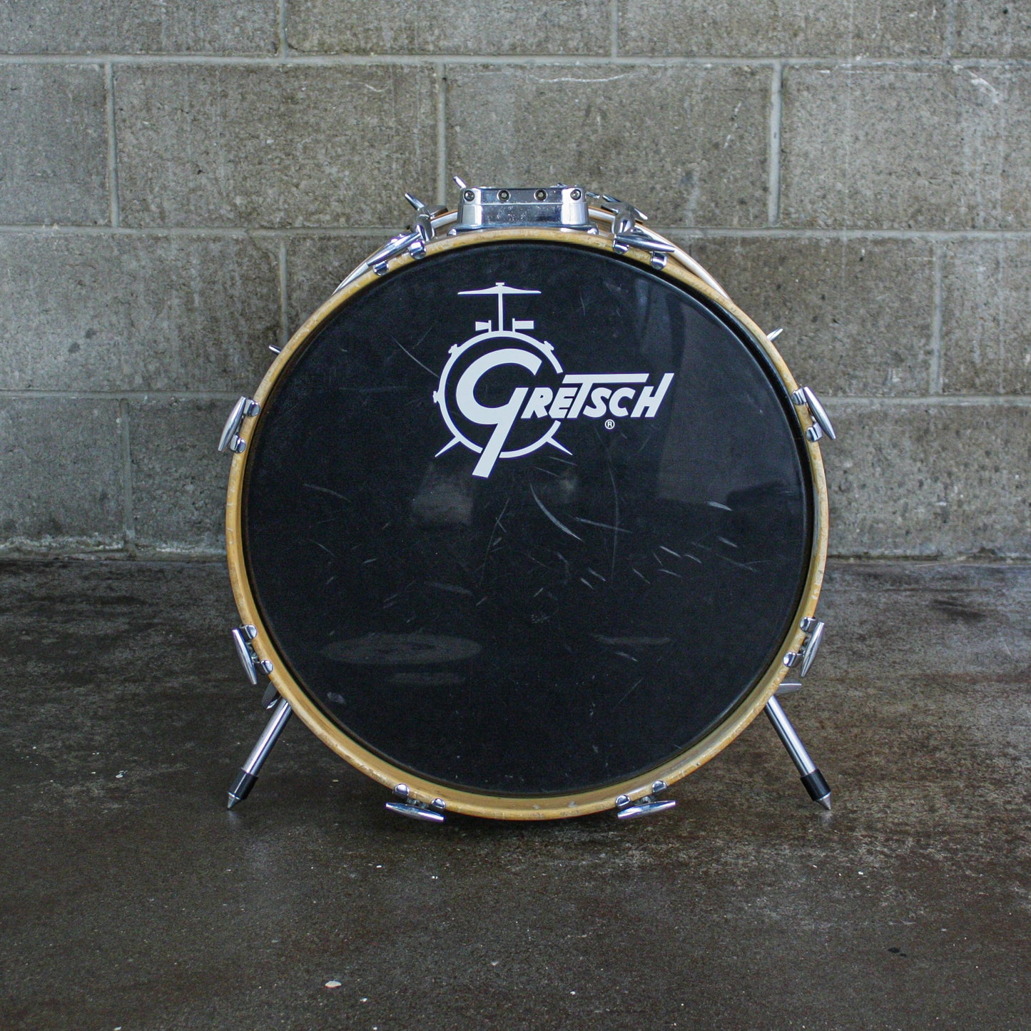 Gretsch USA Custom 20"x16" Bass Drum - Early 80's - Natural Maple