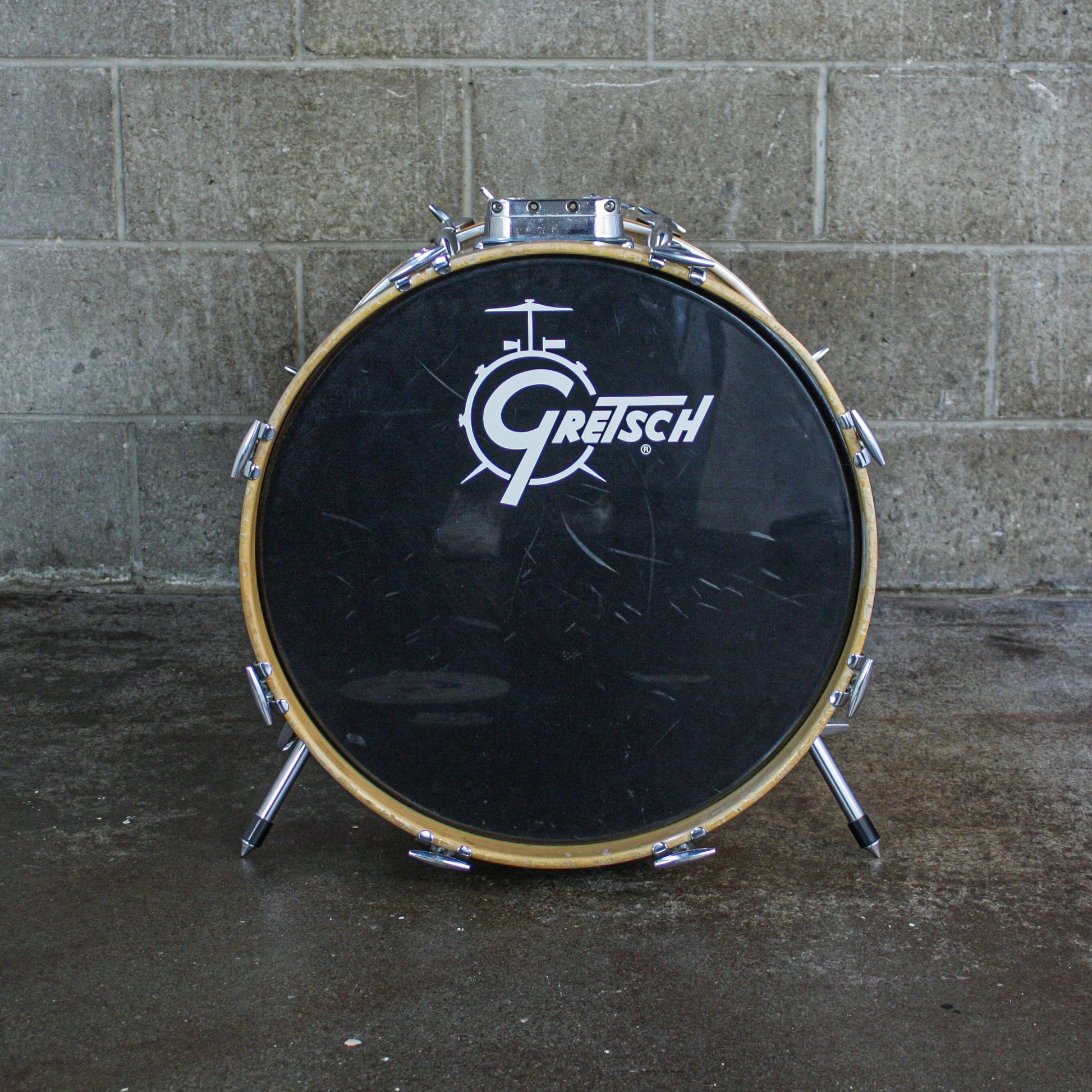 Gretsch USA Custom 20"x16" Bass Drum - Early 80's - Natural Maple