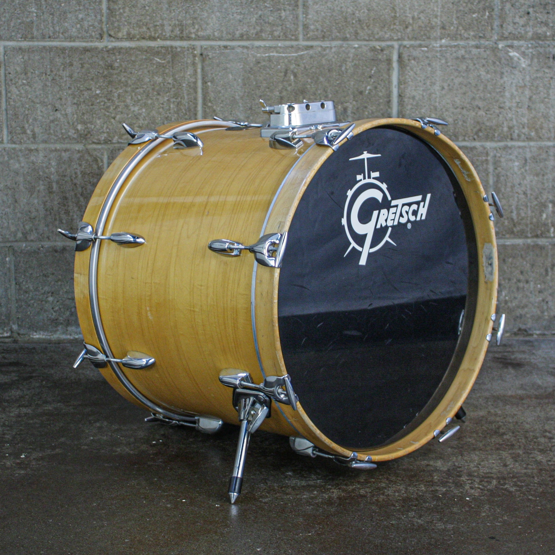 Gretsch USA Custom 20"x16" Bass Drum - Early 80's - Natural Maple
