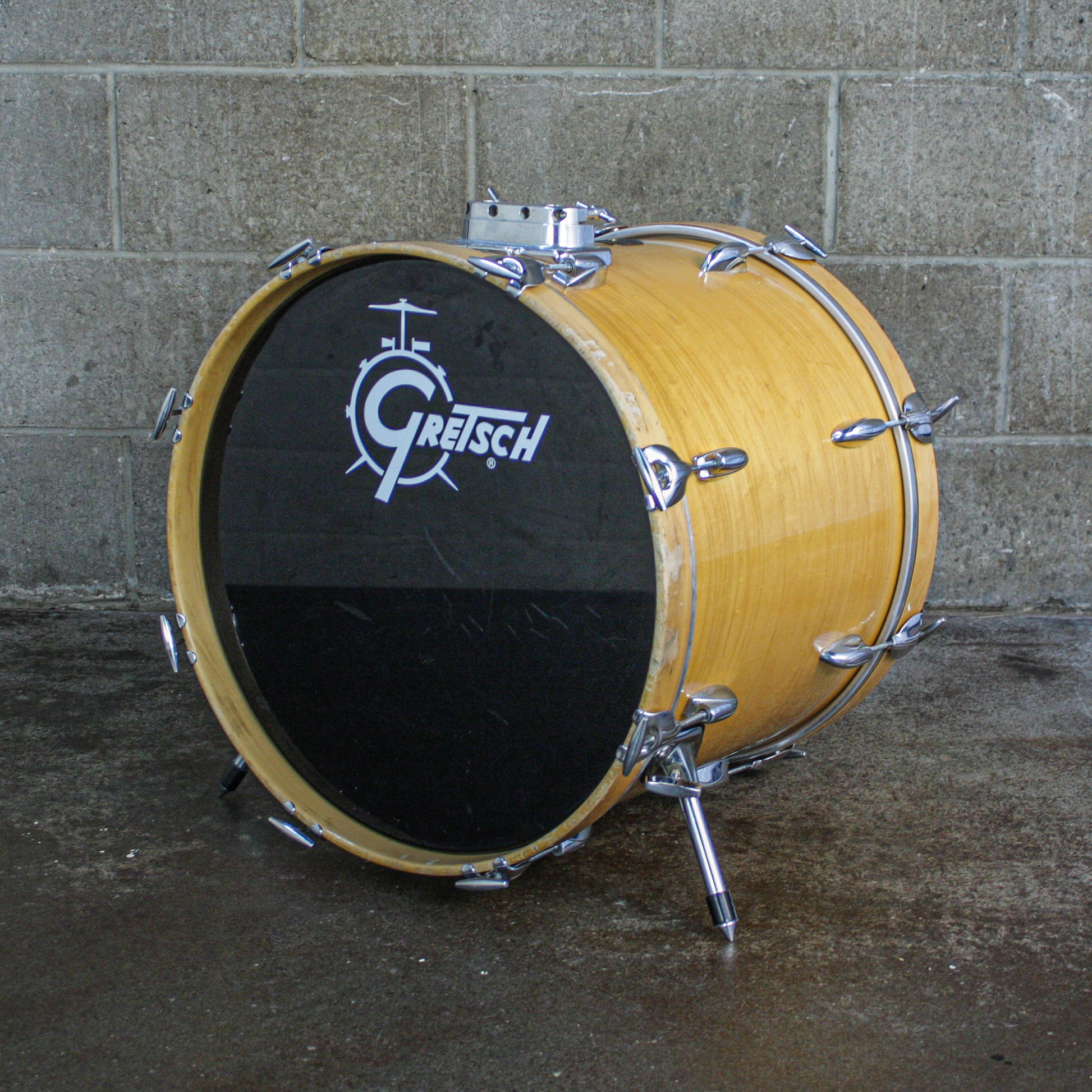 Gretsch USA Custom 20"x16" Bass Drum - Early 80's - Natural Maple