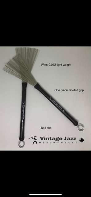 Headhunter Vintage Jazz Brush Ball End