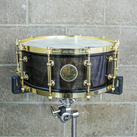 Pearl 5.5" x 14" 50th Anniversary Solid Maple 24K Gold Plated Snare Drum