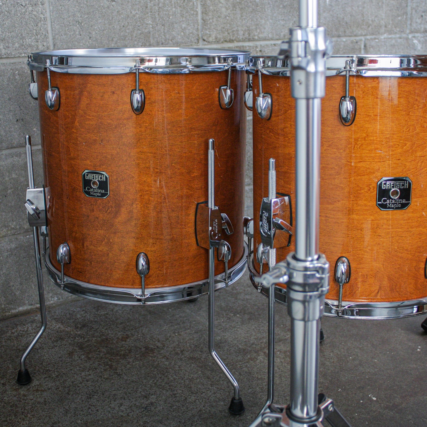 Grestch Catalina Maple Amber Gloss 6-Piece Drum Kit (22/16/14/12/10/SD)
