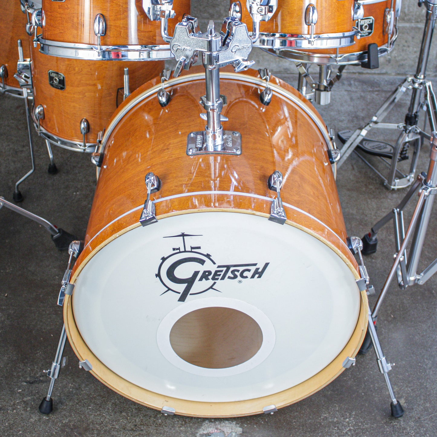 Grestch Catalina Maple Amber Gloss 6-Piece Drum Kit (22/16/14/12/10/SD)