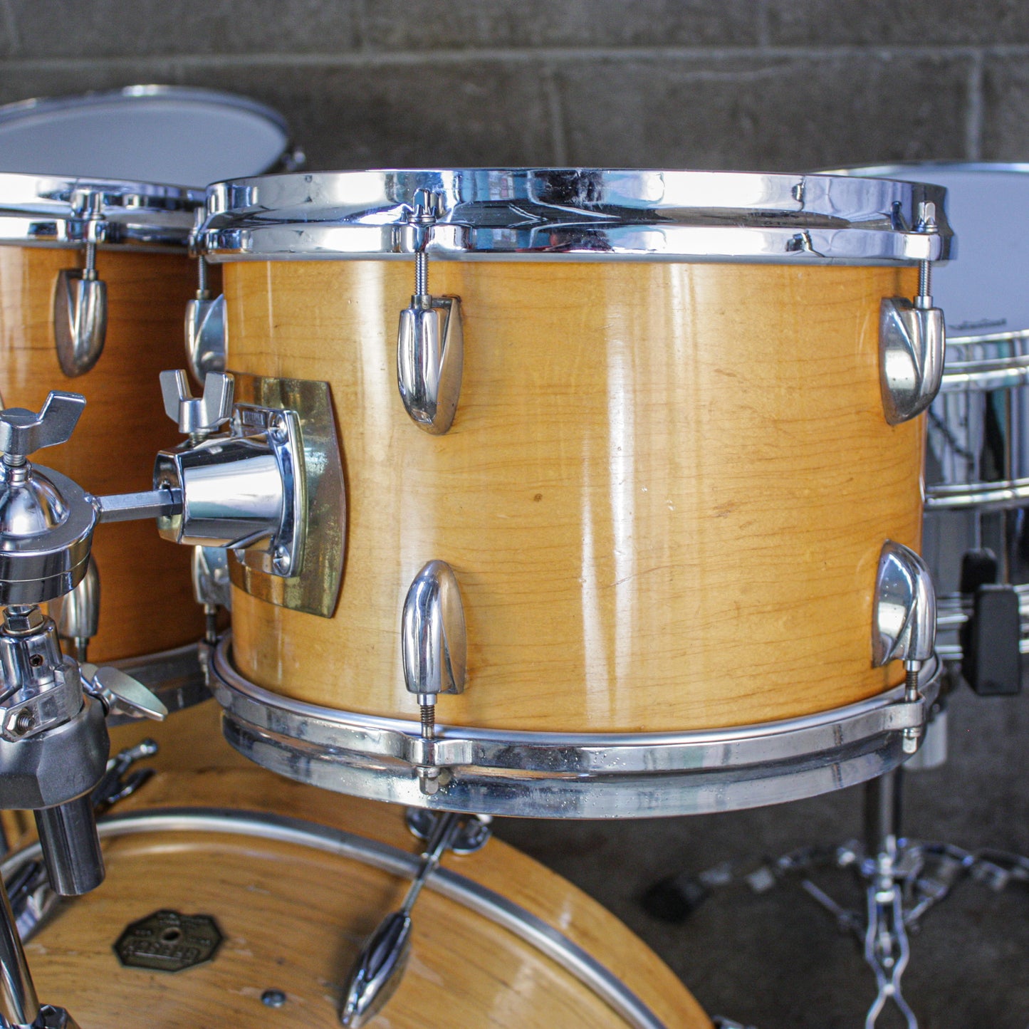 Gretsch 70s Stop Sign Badge Natural Maple 5 Piece Kit