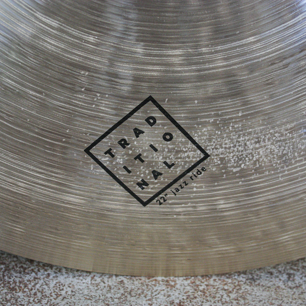 Istanbul Agop 22" Tradtional Jazz Ride Cymbal