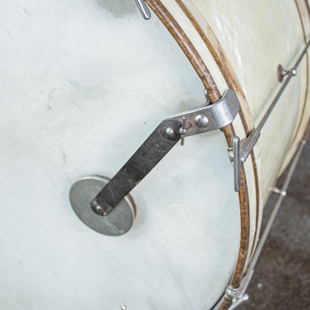 Leedy Late 30's - Early 40's "Full Dress" Marine Pearl Drum Outfit