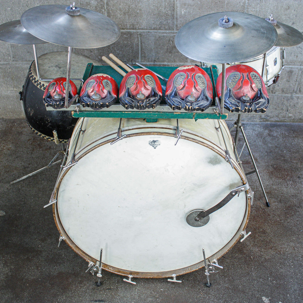 Leedy Late 30's - Early 40's "Full Dress" Marine Pearl Drum Outfit