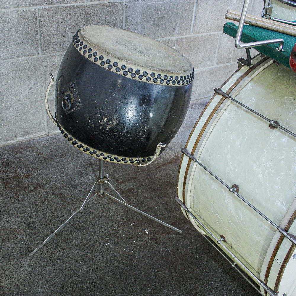Leedy Late 30's - Early 40's "Full Dress" Marine Pearl Drum Outfit
