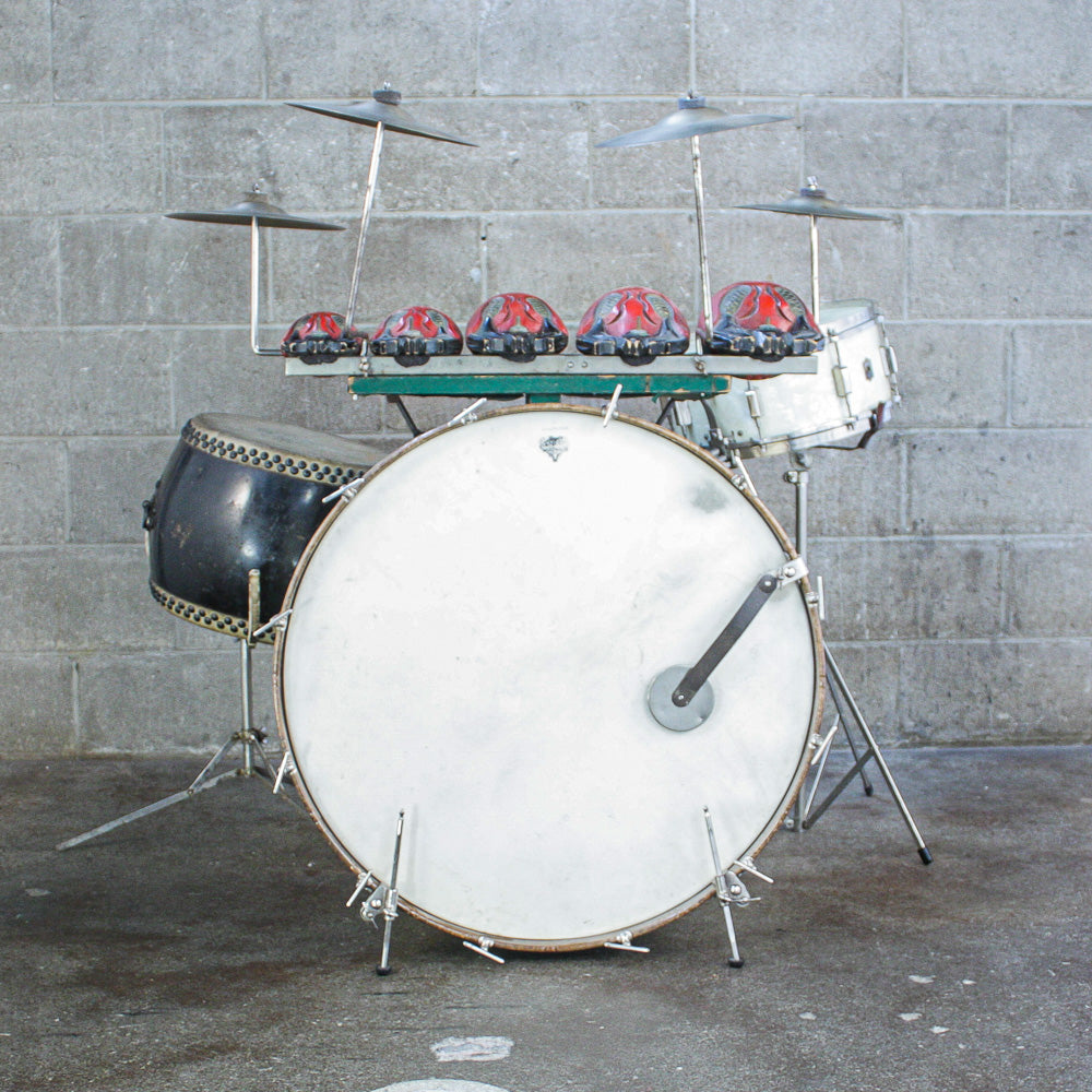 Leedy Late 30's - Early 40's "Full Dress" Marine Pearl Drum Outfit