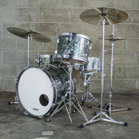 Leedy Late 50s/Early 60s 3 Piece Drum Kit (13/16/20) in Black Diamond Pearl