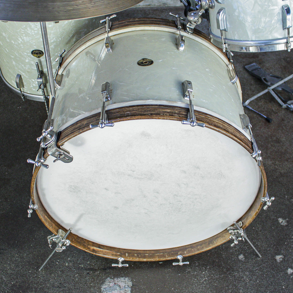 Leedy & Ludwig Early 50s “Broadway” Drum Kit – Dual Bass Drum Options (22" & 24") – Matching Snare Included