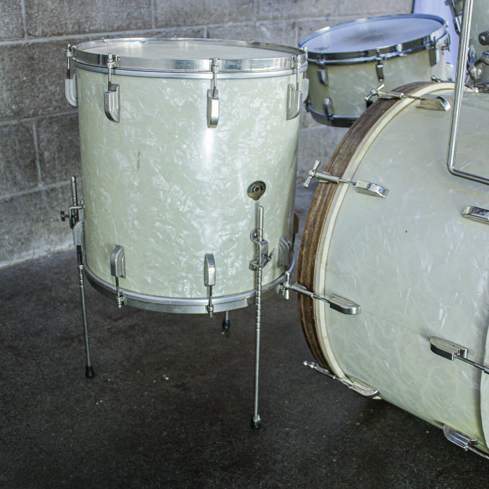 Leedy & Ludwig Early 50s “Broadway” Drum Kit – Dual Bass Drum Options (22" & 24") – Matching Snare Included