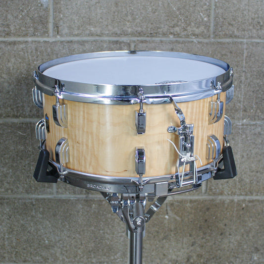 Leedy/Gretsch 6.5" x 14" Broadway Standard Snare Drum Reissue in Satin Natural Maple