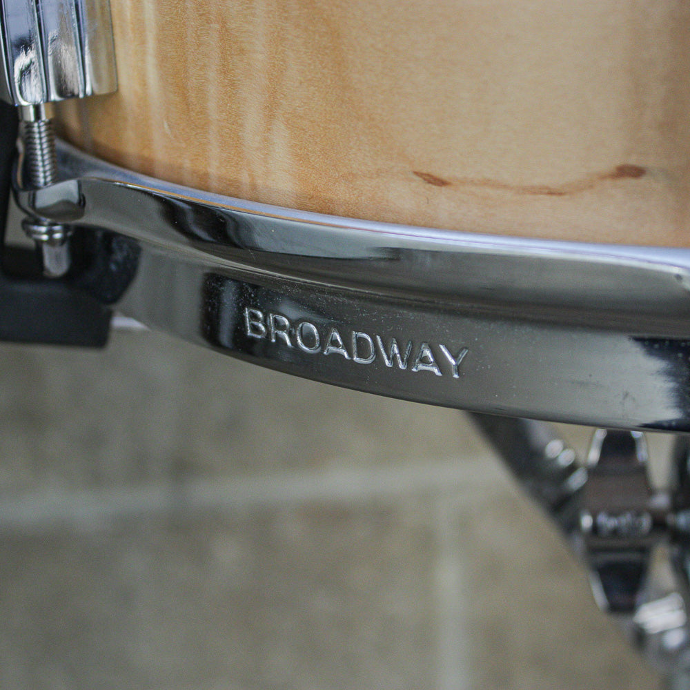 Leedy/Gretsch 6.5" x 14" Broadway Standard Snare Drum Reissue in Satin Natural Maple