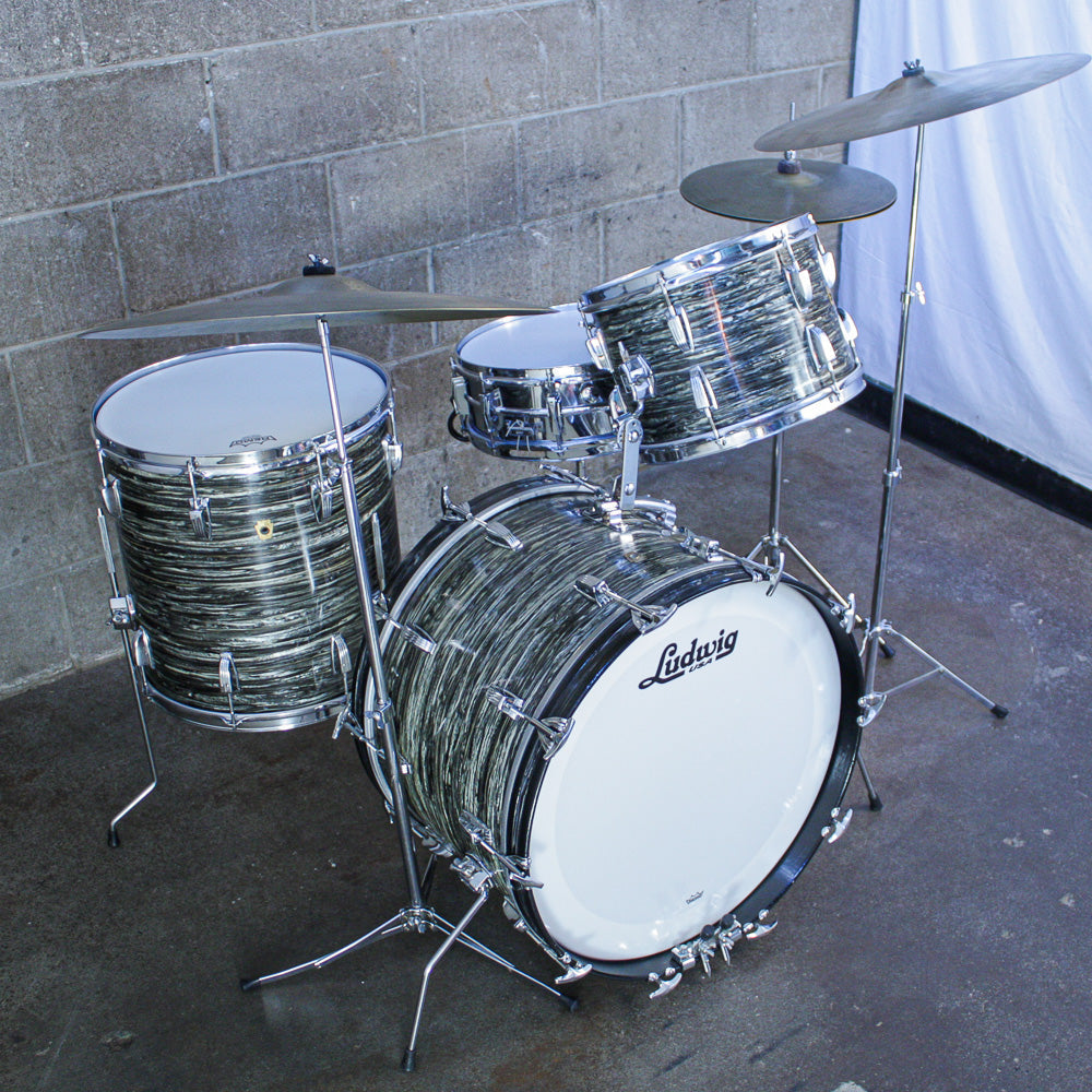 Ludwig 1966 Ringo Oyster Black Pearl Super Classic Outfit