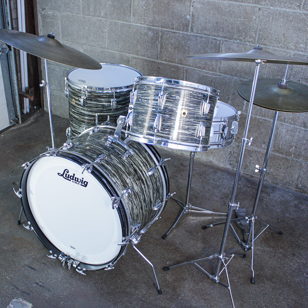 Ludwig 1966 Ringo Oyster Black Pearl Super Classic Outfit