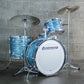 Ludwig 1977–78 Ludwig 4-Piece Drum Kit – Turquoise Oyster Rewrap – 6-Ply Maple – Netflix “Ginny & Georgia”
