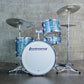 Ludwig 1977–78 Ludwig 4-Piece Drum Kit – Turquoise Oyster Rewrap – 6-Ply Maple – Netflix “Ginny & Georgia”