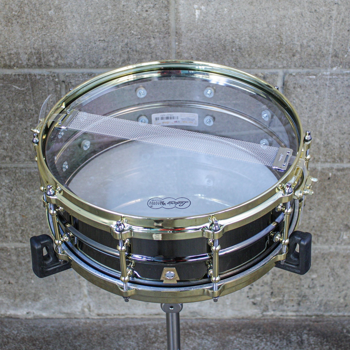 Ludwig 5"x14" Black Beauty w/ Brass Tube Lugs Snare Drum (LB416BT)