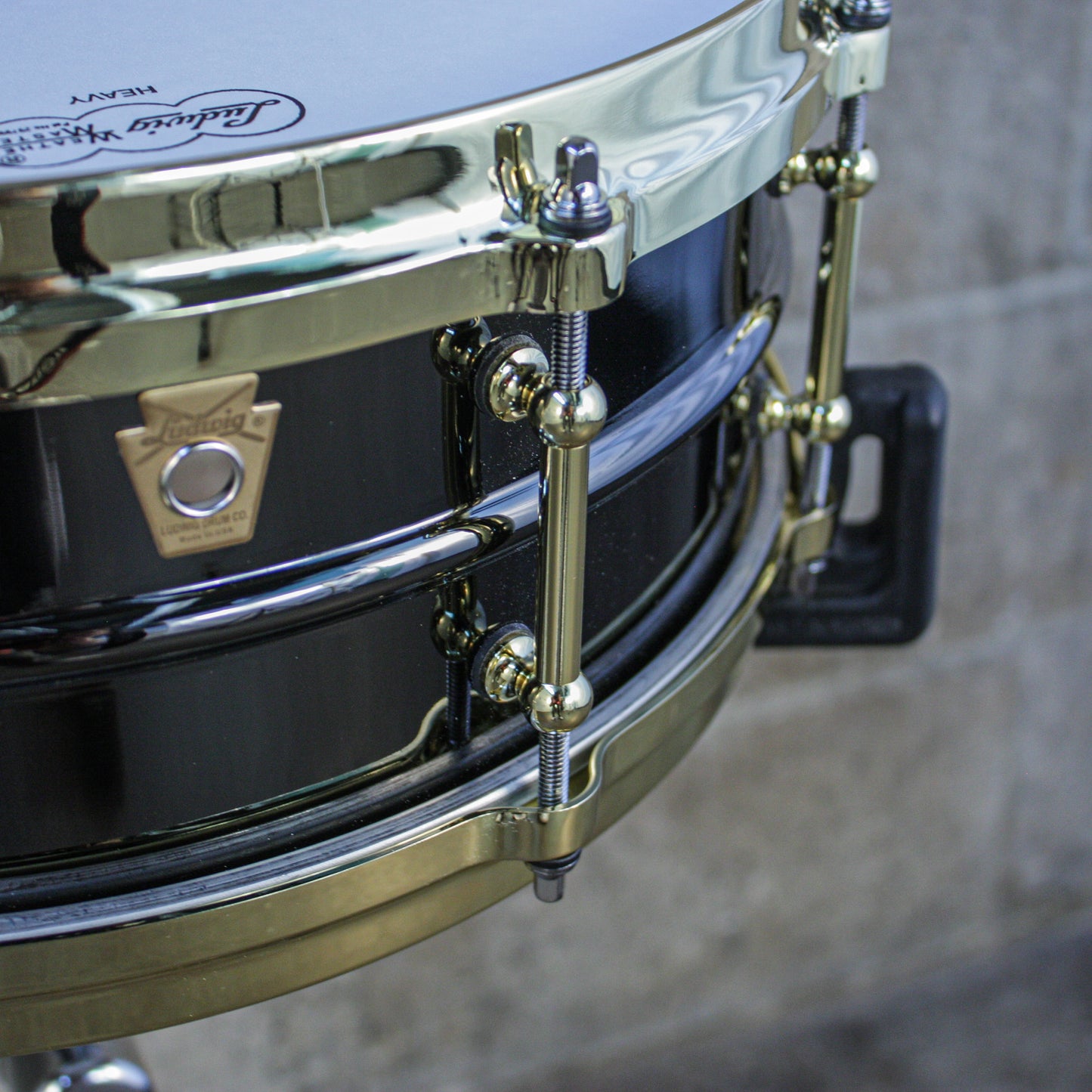 Ludwig 5"x14" Black Beauty w/ Brass Tube Lugs Snare Drum (LB416BT)