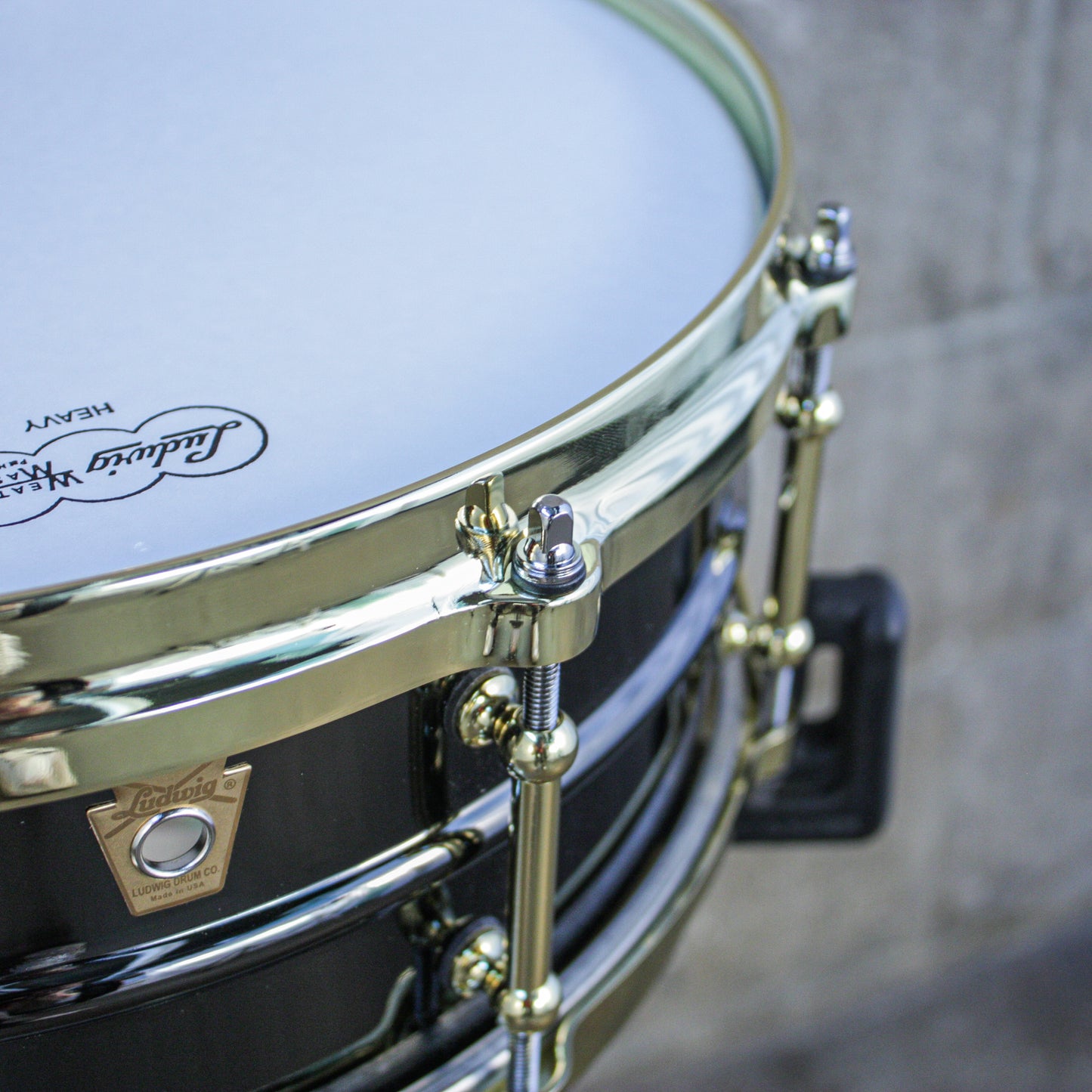 Ludwig 5"x14" Black Beauty w/ Brass Tube Lugs Snare Drum (LB416BT)