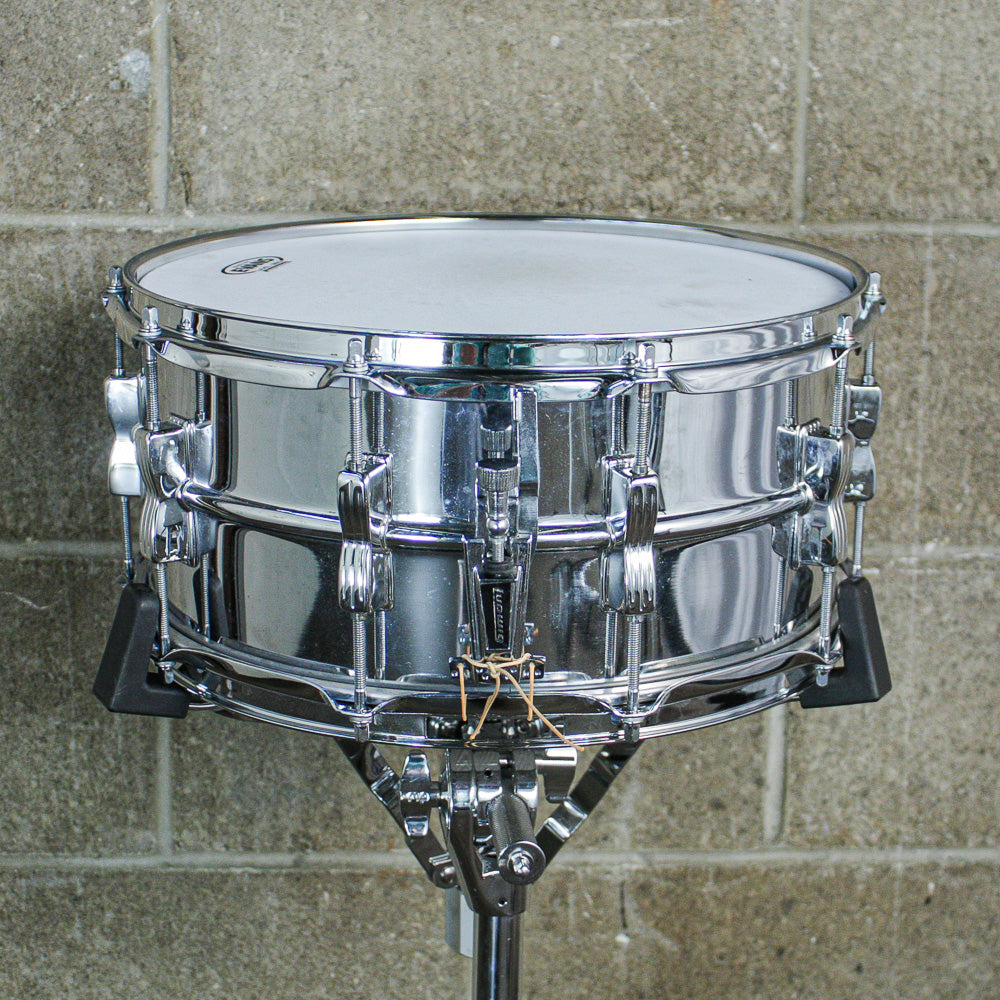 Ludwig 6.5" x 14" “Bowtie Supraphonic” (Large Keystone / Chicago) – Transitional Era, ca. 1984