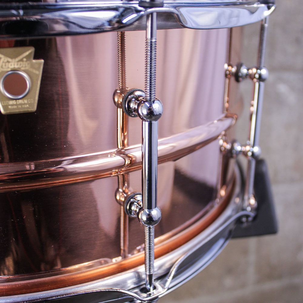 Ludwig 6.5" x 14" Copper Phonic Snare Drum