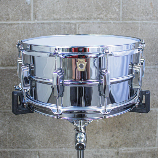 Ludwig 6.5"x14" Chrome Over Brass Supraphonic Snare Drum (LM402B)