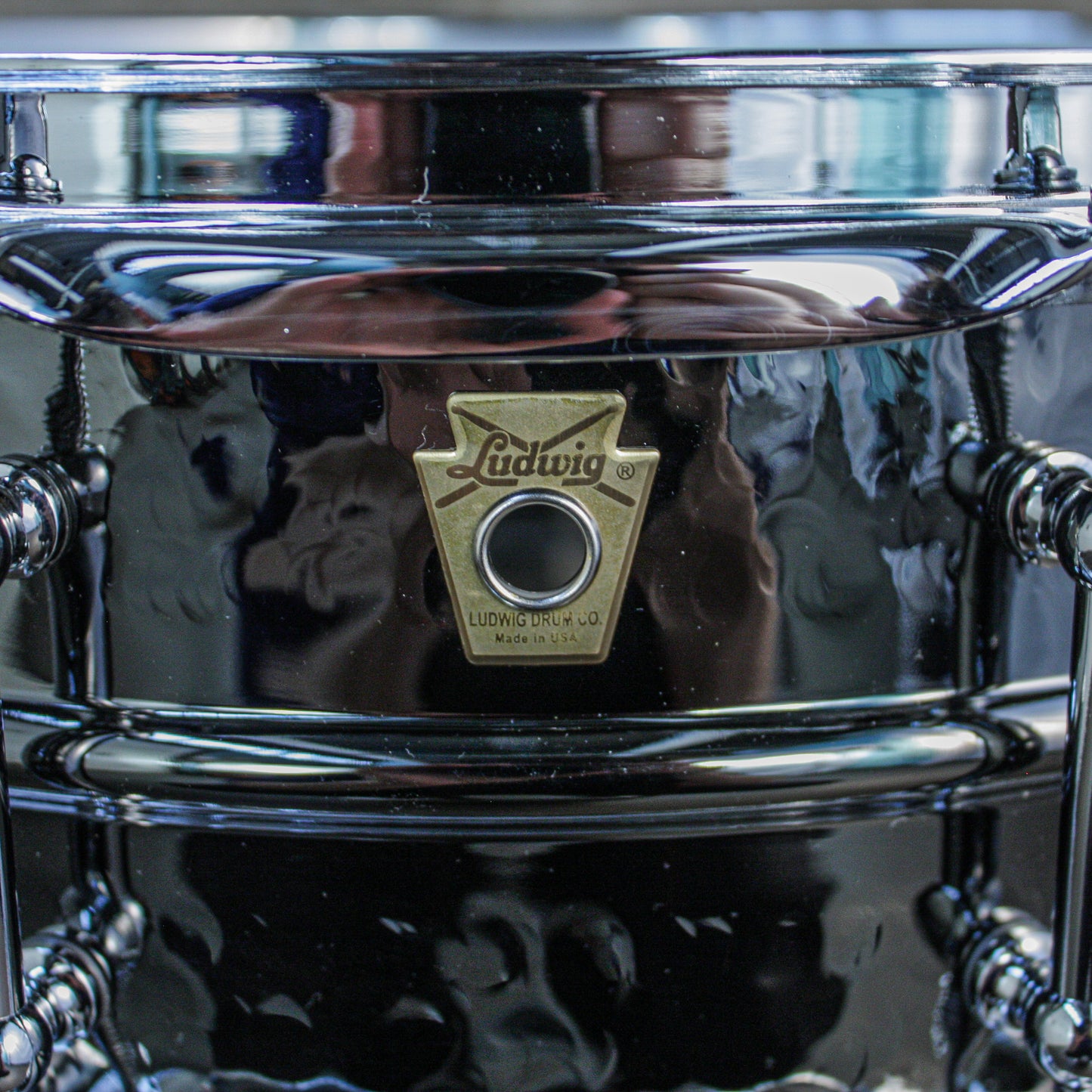 Ludwig Black Beauty 5" x 14" Hammered w/ Tube Lugs