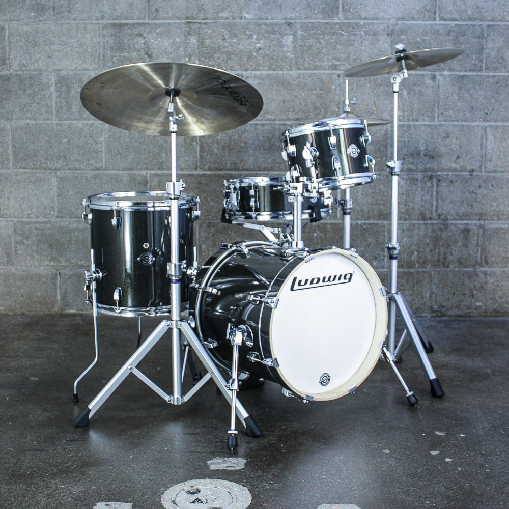 Ludwig Breakbeat Black Sparkle Drumset